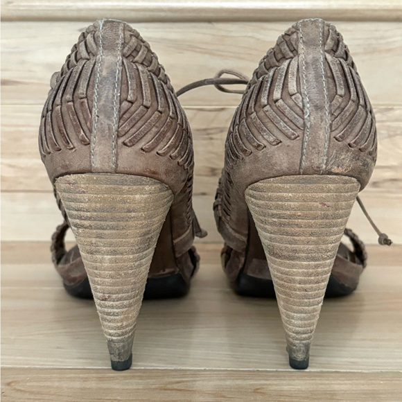 All Saints Braided Leather Sandal - Picture 8 of 9